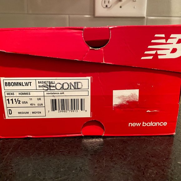 New Balance OMN1S Low Basketball Shoe White Size 11.5 - Picture 5 of 6